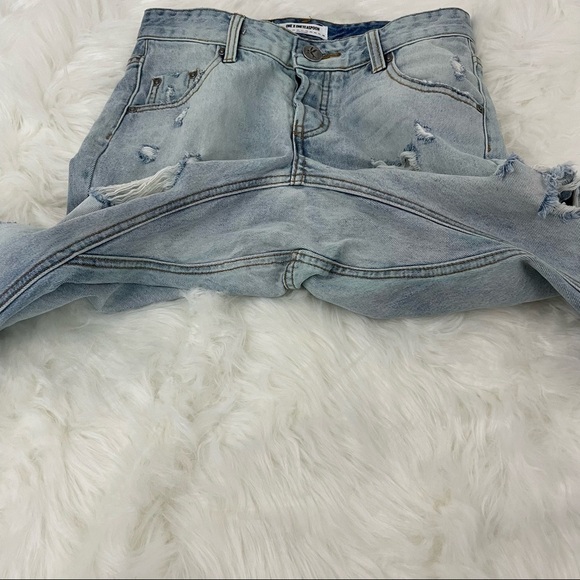 One Teaspoon Lonely Boys Jeans, Rigid, Low Waist Extremely Distressed, Size 0 - Picture 3 of 11